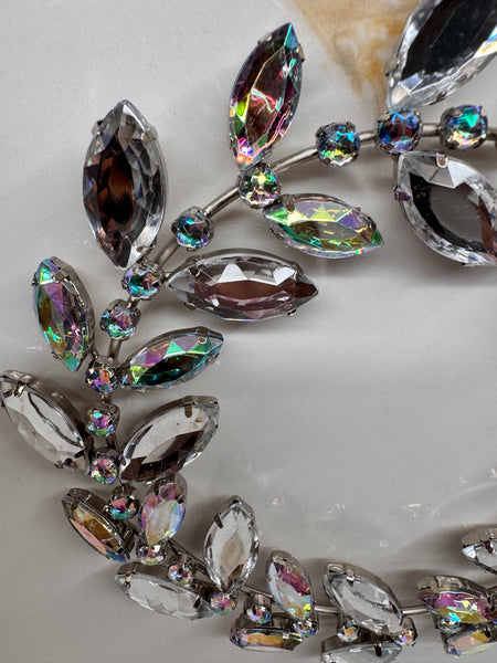 Glam Style Small Luxury Crystal Wreath For Christmas 5 Inches