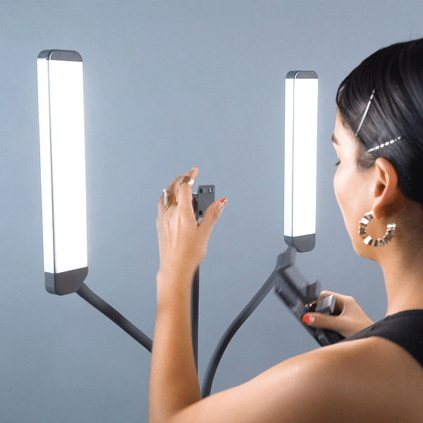 Glamcor Dual Phone Clip Bar - For Multimedia Models GREY