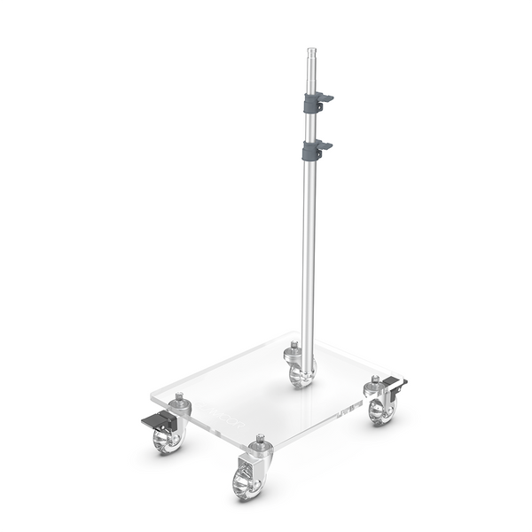Glamcor Rolling Flat Base Stand WHITE