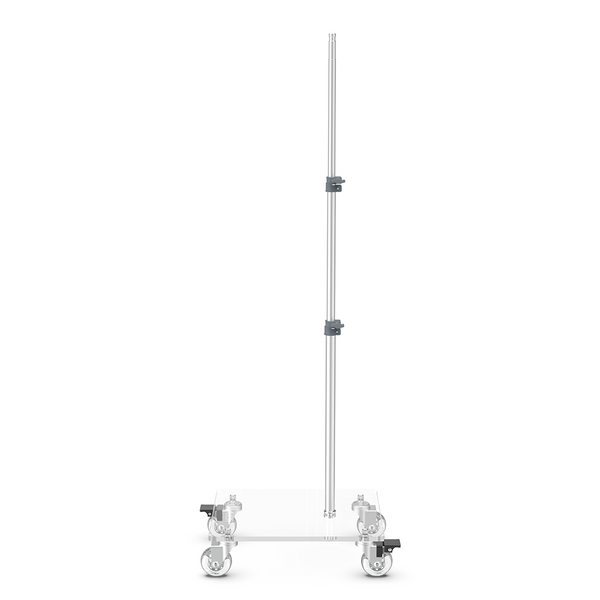 Glamcor Rolling Flat Base Stand WHITE