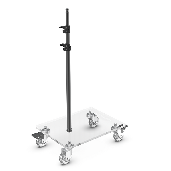 Glamcor Rolling Flat Base Stand WHITE