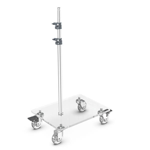 glamcor Rolling Flat Base Stand WHITE
