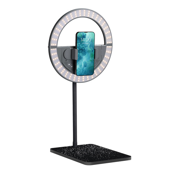 Glamcor SUNRISE Acrylic Table Base CLEAR/GREY