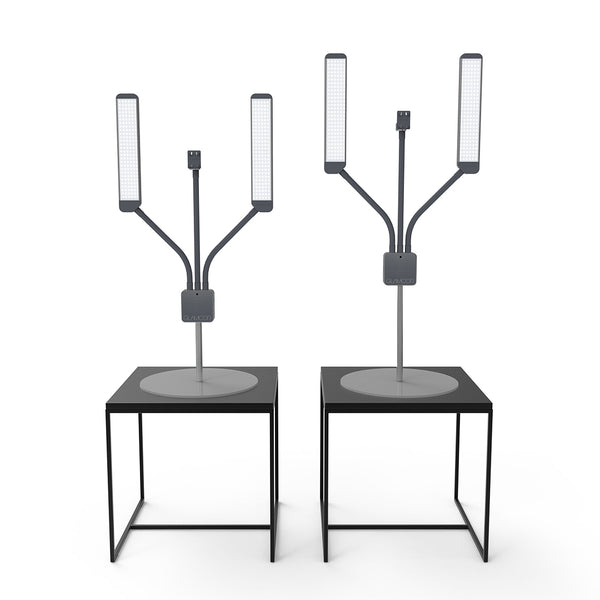 glamcor Table Base Extensions SILVER