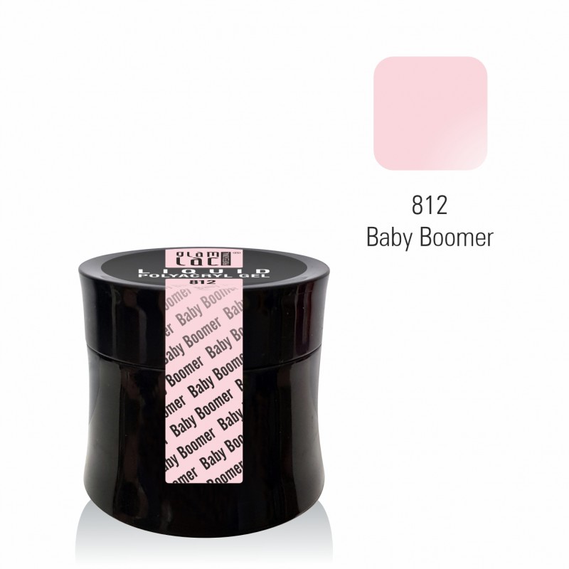glamlac 15ml Jar #812 Liquid Polyacryl Gel Baby Boomer