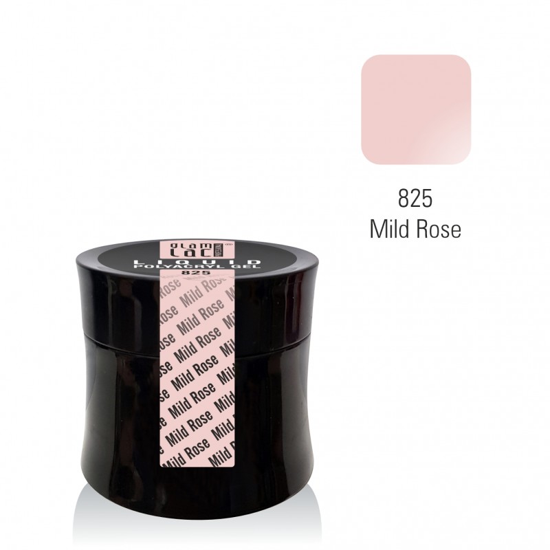 glamlac 15ml Jar #825 Liquid Polyacryl Gel Mild Rose