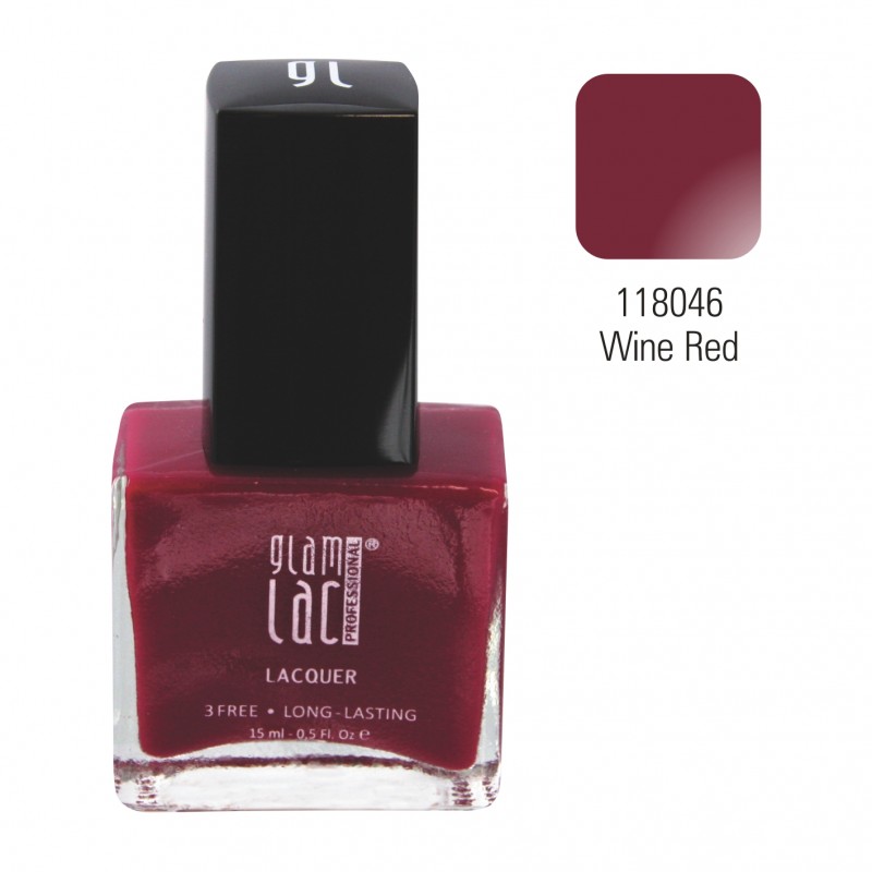 glamlac #118046 Wine Red 15 ml