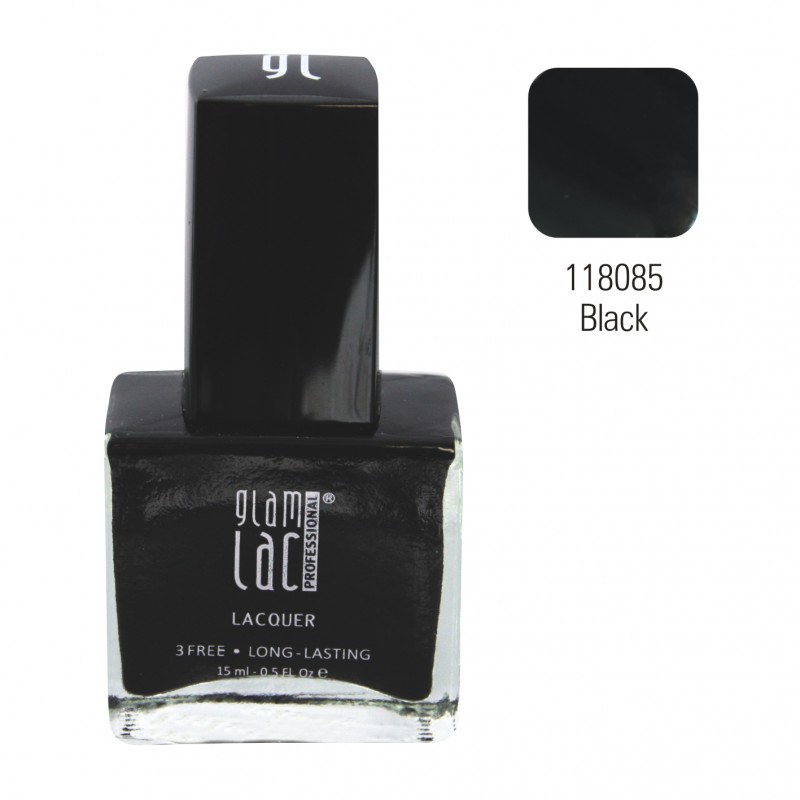 glamlac #118085 Black 15 ml