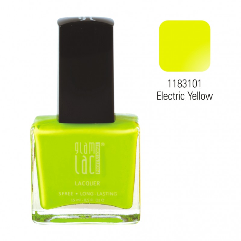 glamlac #11830101 Electric Yellow 15 ml