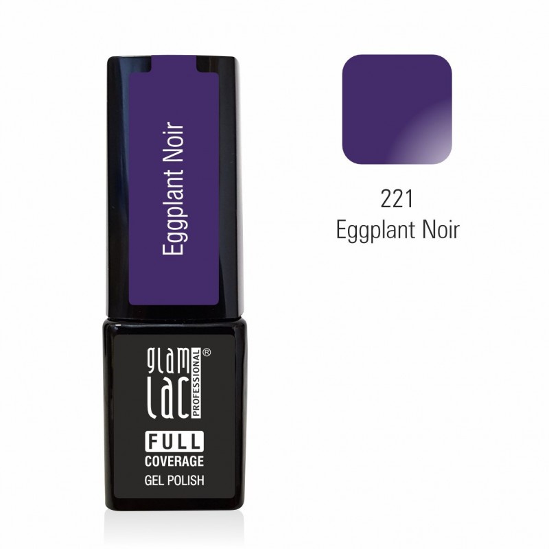 glamlac #221 Eggplant Noir 6 ml