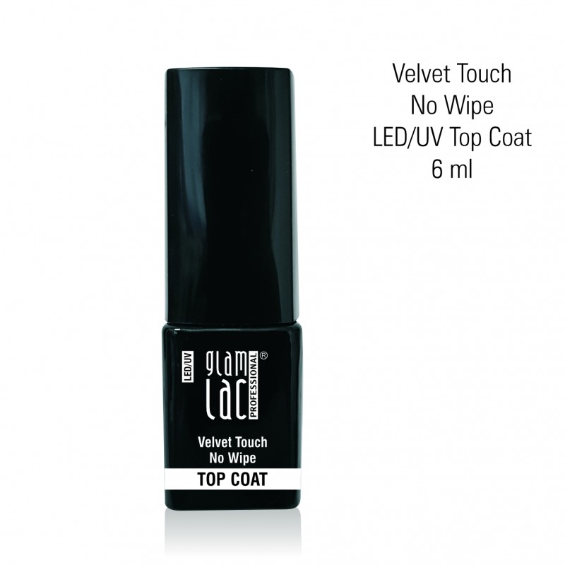 glamlac 6 ml Velvet Touch No Wipe Led/UV Top Coat