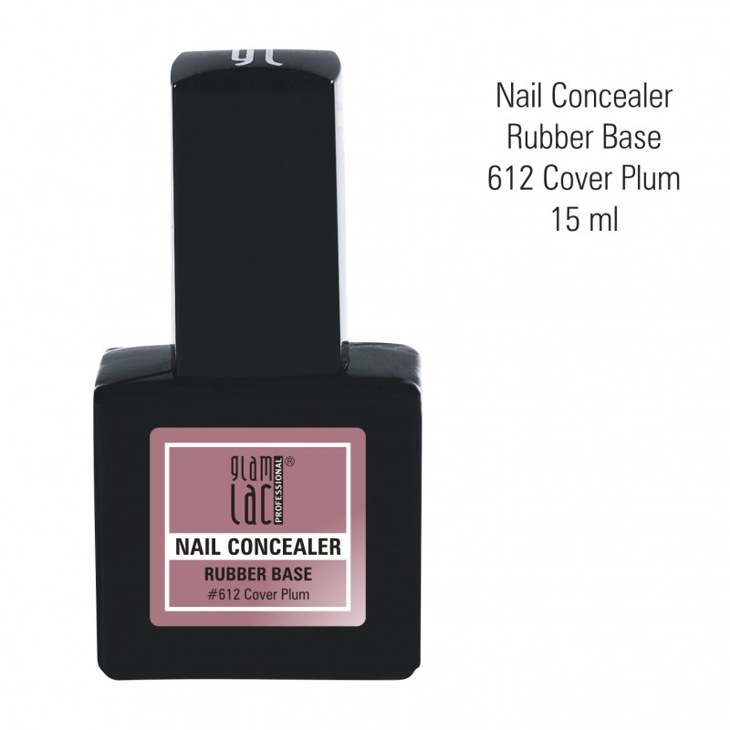 glamlac #612 Nail Concealer Cover Plum 15 ml