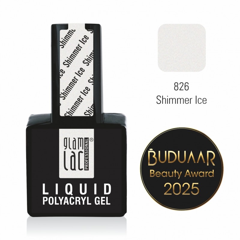 glamlac #826 Liquid Polyacryl Shimmer Ice 15 ml