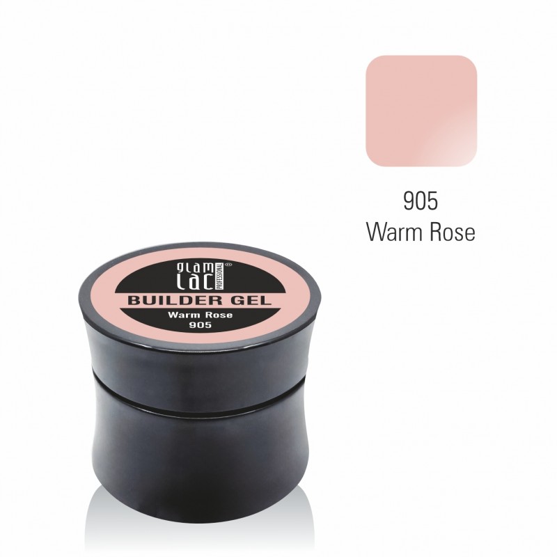 glamlac #905 Builder Gel Warm Rose 15 ml