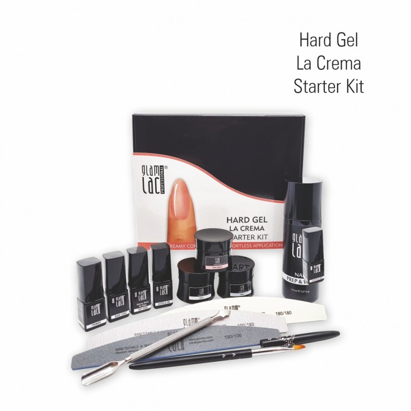 glamlac Hard Gel 3 x 15 ml Starter Kit