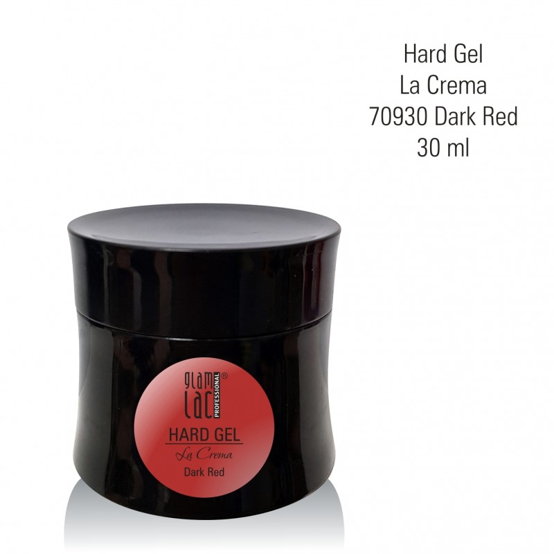glamlac Hard Gel Dark Red 30ml