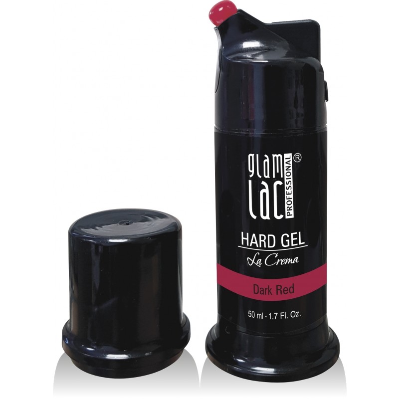 glamlac Hard Gel Dark Red PUMP 50ml