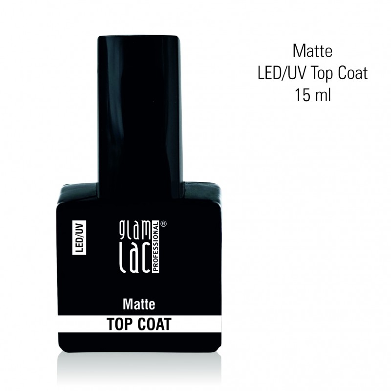 glamlac LED/UV Matte Top Coat 15 ml