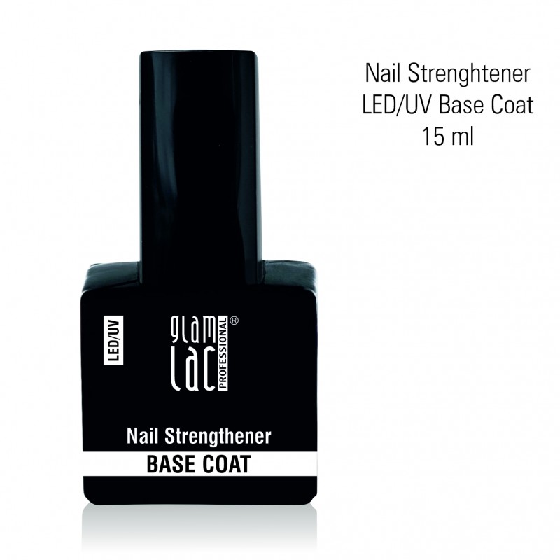 glamlac LED/UV Nail Strengthener Base Coat 15 ml