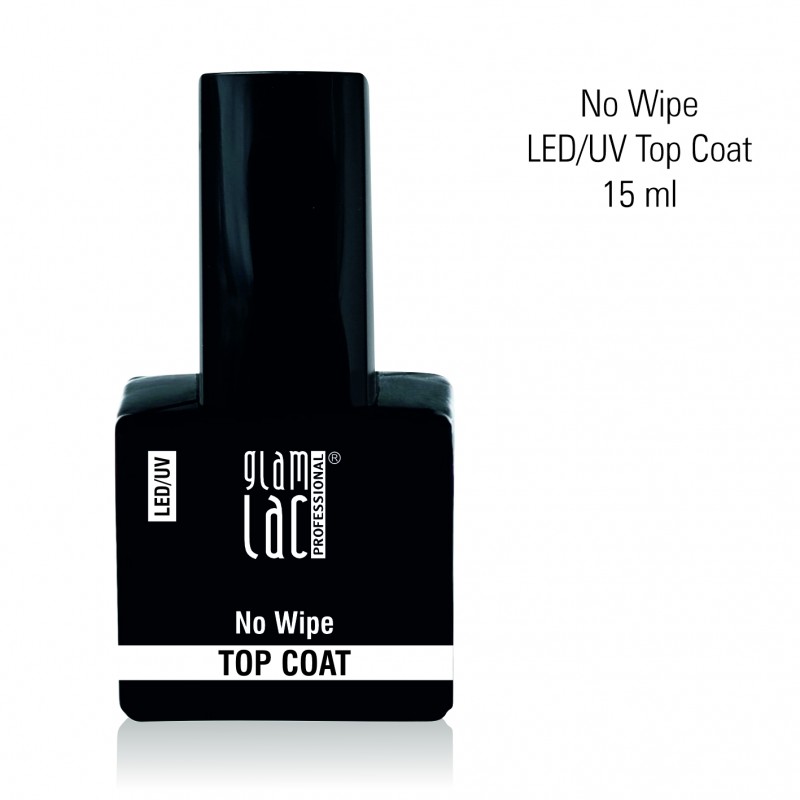 glamlac LED/UV No Wipe Top Coat 15 ml
