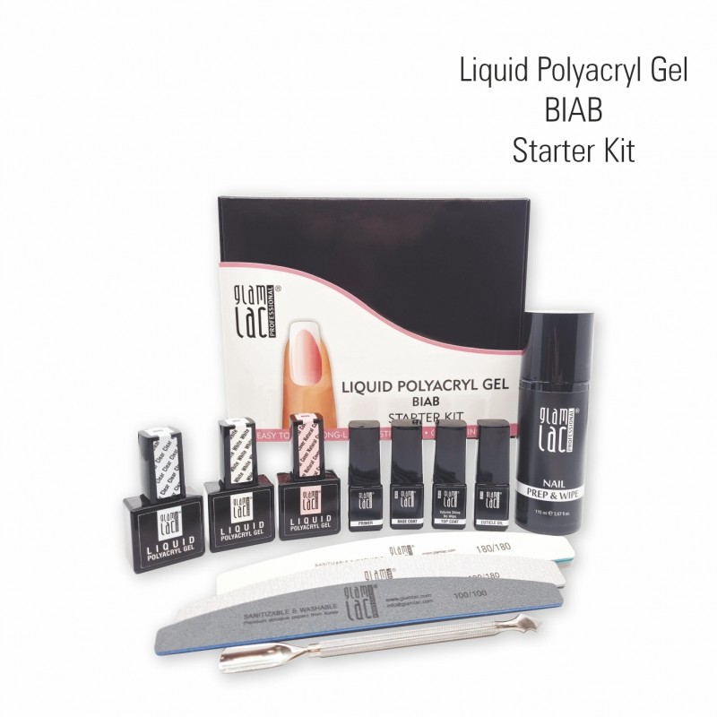 glamlac Liquid Polyacryl Gel BIAB Starter Kit
