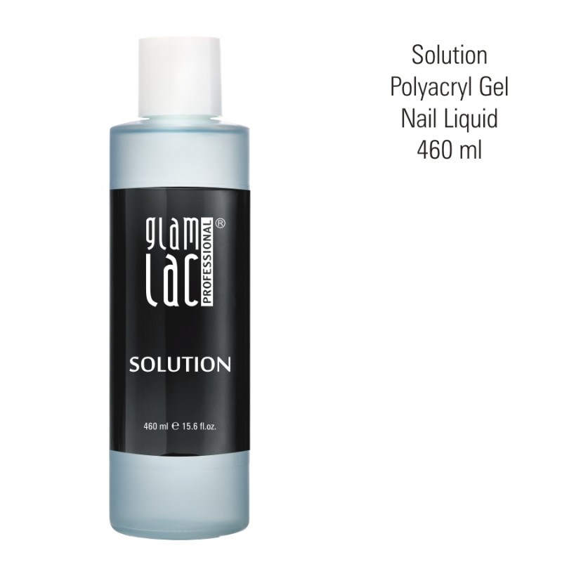 glamlac Solution Polyacryl Gel Nail Liquid 460ml