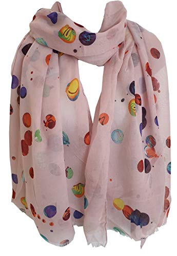glamlondon Balloon Print Scarf Women's Hot Colorful Motif Soft Long GlamLondon Ladies Wrap