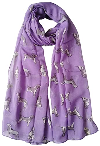 Glamlondon Dog Print Scarf Cute Dogs Pet Animal Womens Ladies Long Big GlamLondon Wrap