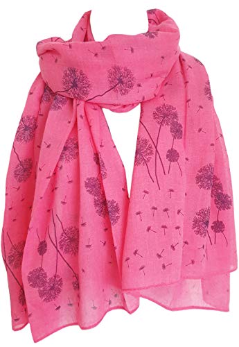 Glamlondon GlamLondon Dandelion Scarf Scatter Dandelions Flower Print Fashion Ladies Womens Classy Big Wrap