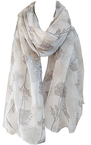 Glamlondon GlamLondon Forest Print Scarf Large Size Fashionable Trees Printed Women Wrap