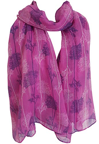 Glamlondon GlamLondon Forest Print Scarf Large Size Fashionable Trees Printed Women Wrap