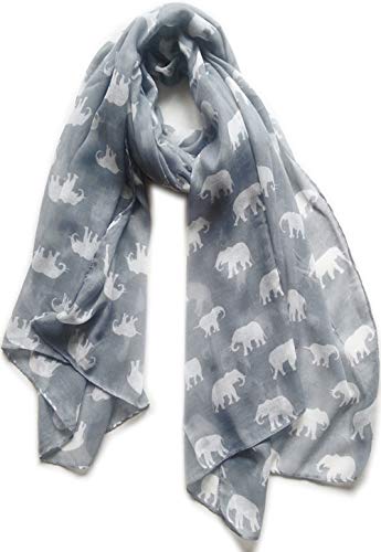 Glamlondon GlamLondon Women’s Elephant Print Scarf
