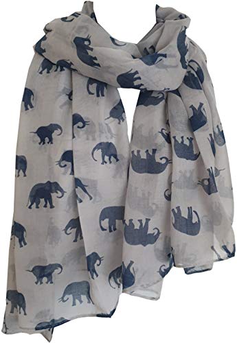 Glamlondon GlamLondon Women’s Elephant Print Scarf