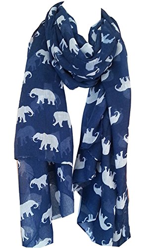 glamlondon GlamLondon Women’s Elephant Print Scarf