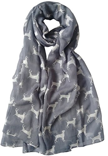 Glamlondon GlamLondon Labrador Dog Scarf Ladies Fashion Scarves