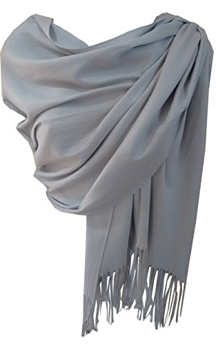 Glamlondon GlamLondon Plain Wedding Wrap Prom Shawl Soft Ladies Womens Cosy Quality Pashmina Scarf