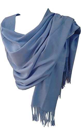 Glamlondon GlamLondon Plain Wedding Wrap Prom Shawl Soft Ladies Womens Cosy Quality Pashmina Scarf