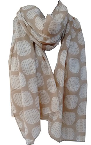 Glamlondon GlamLondon Simple Squares Pattern Scarf Latest Fashion Ladies Modern Print Wrap