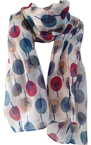 Glamlondon GlamLondon Sketch Tree Scarf Latest Fashion Ladies Modern Sketched Trees Wrap Shawl Sarong