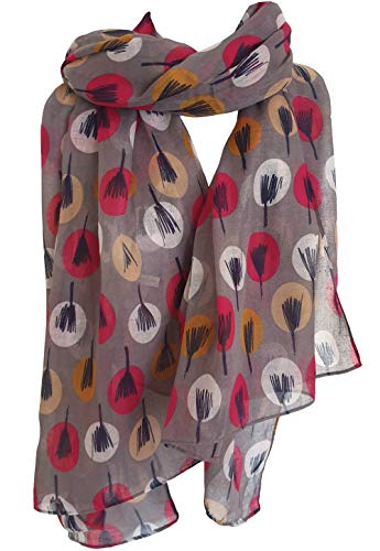 Glamlondon GlamLondon Sketch Tree Scarf Latest Fashion Ladies Modern Sketched Trees Wrap Shawl Sarong