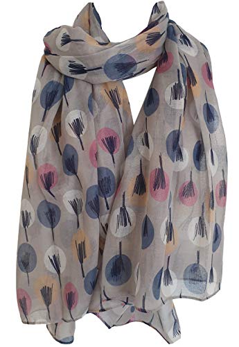 Glamlondon GlamLondon Sketch Tree Scarf Latest Fashion Ladies Modern Sketched Trees Wrap Shawl Sarong