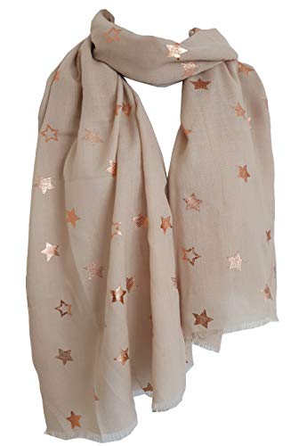 Glamlondon GlamLondon Star Pattern Scarf Shawl Latest Fashion Womens Modern Print Wrap