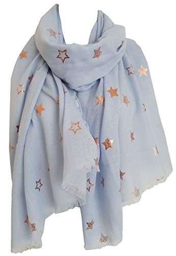 glamlondon GlamLondon Star Pattern Scarf Shawl Latest Fashion Womens Modern Print Wrap