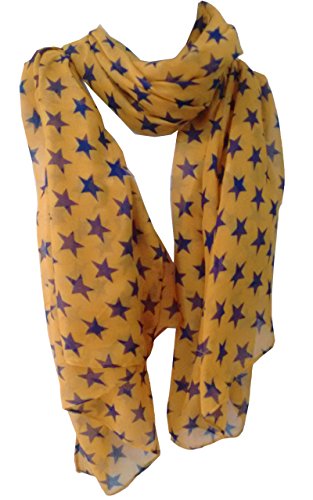 Glamlondon GlamLondon Star Print Scarf Large Size Fashionable Printed Stars Women Wrap