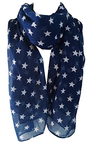 Glamlondon GlamLondon Star Print Scarf Large Size Fashionable Printed Stars Women Wrap
