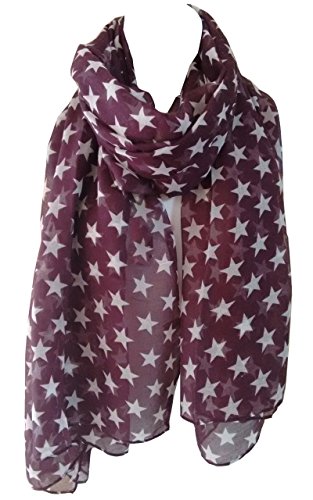 Glamlondon GlamLondon Star Print Scarf Large Size Fashionable Printed Stars Women Wrap