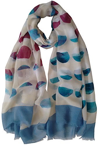 Glamlondon GlamLondon Summer Haze Printed Scarf Ladies Fashion Floral Shawl Wrap