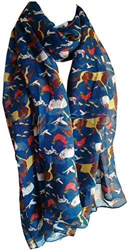 glamlondon GlamLondon Women's Animal Print Fashion Scarf