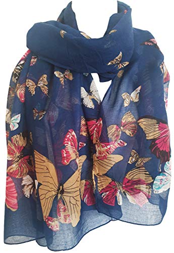 Glamlondon GlamLondon Women's Butterfly Print Scarf