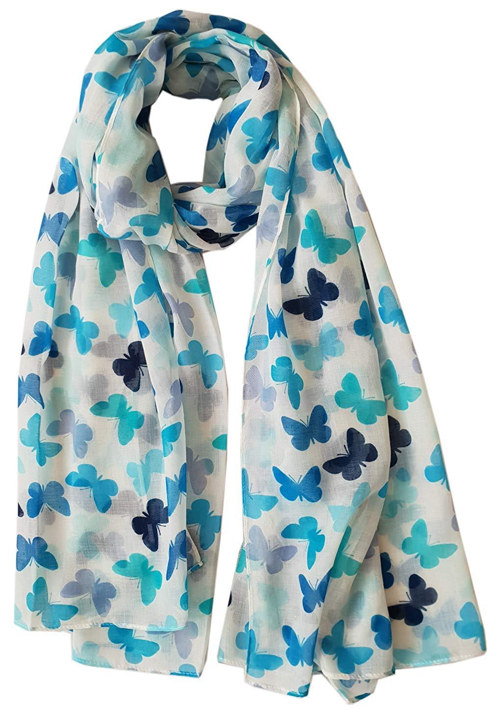 glamlondon GlamLondon Women's Butterfly Print Scarf